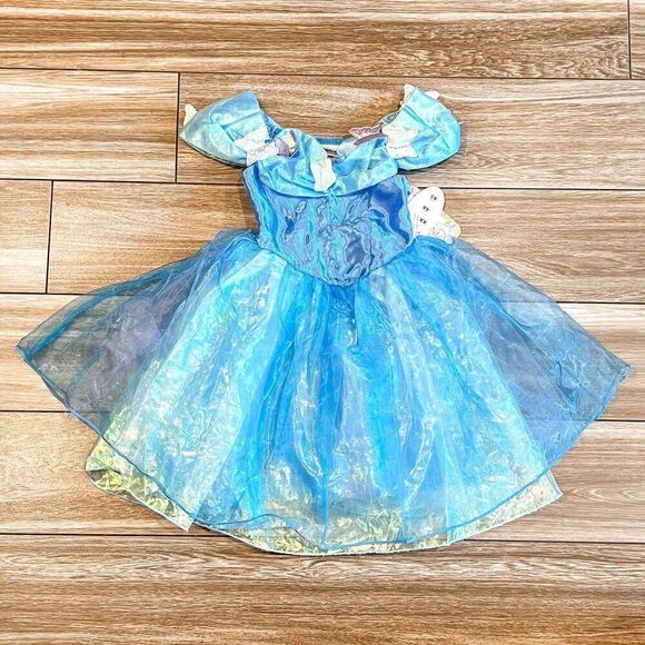 NWT! Disney Parks World Land CINDERELLA Live Action Fancy Dress Costume Size 3 - Picture 1 of 4